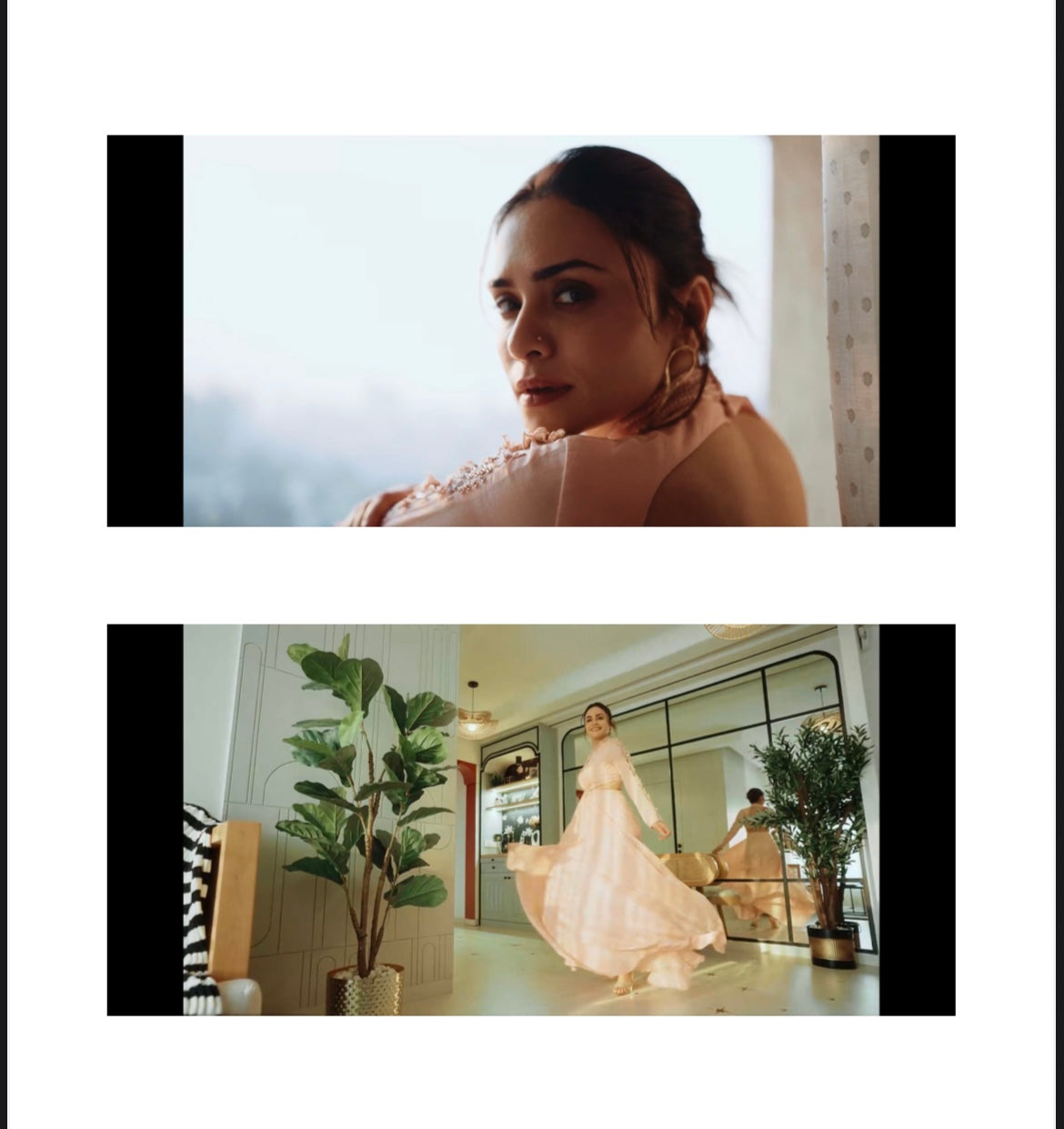 Amruta khanvilkar in Autumn Gown