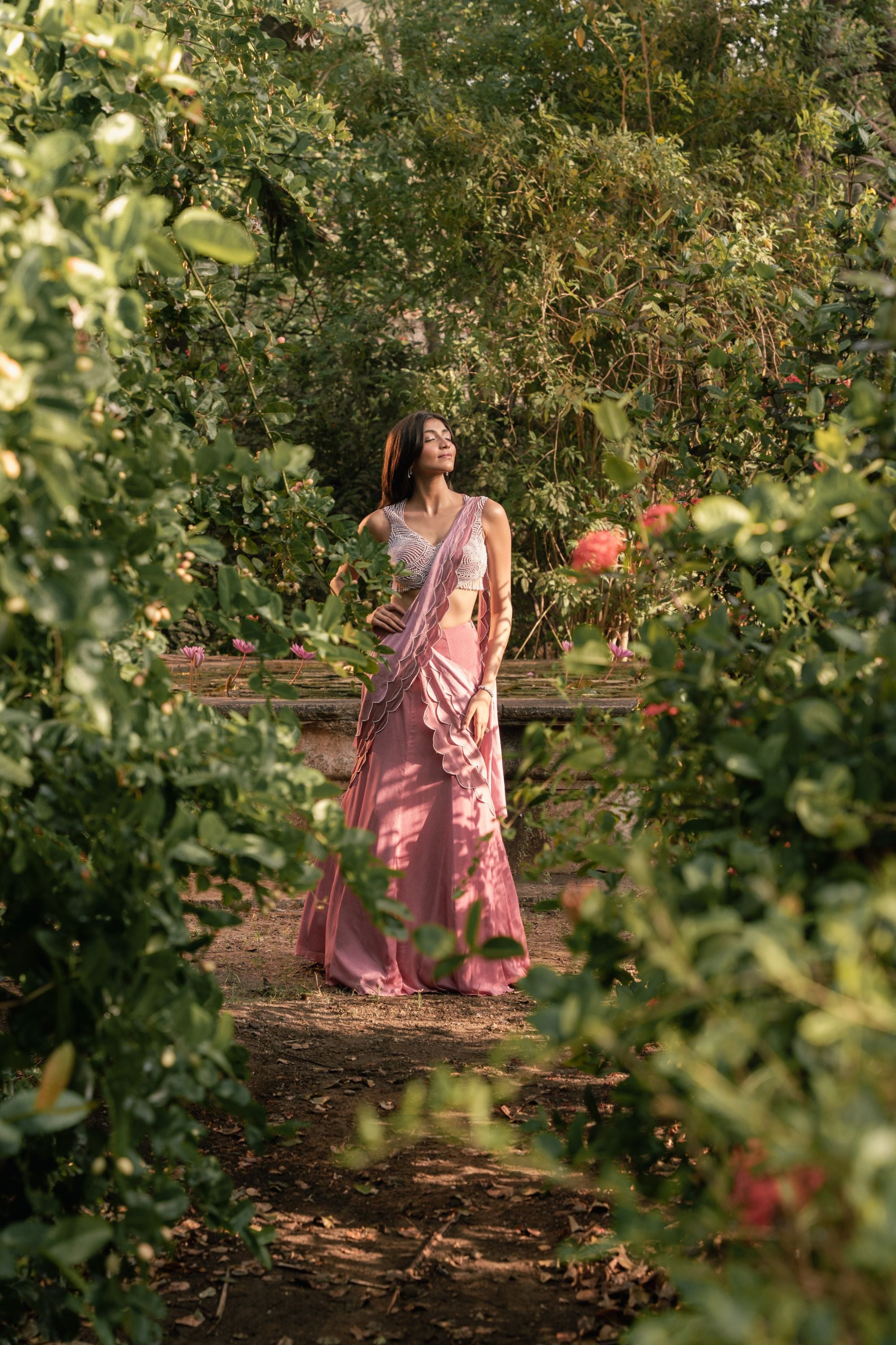 Camellia Drape Saree