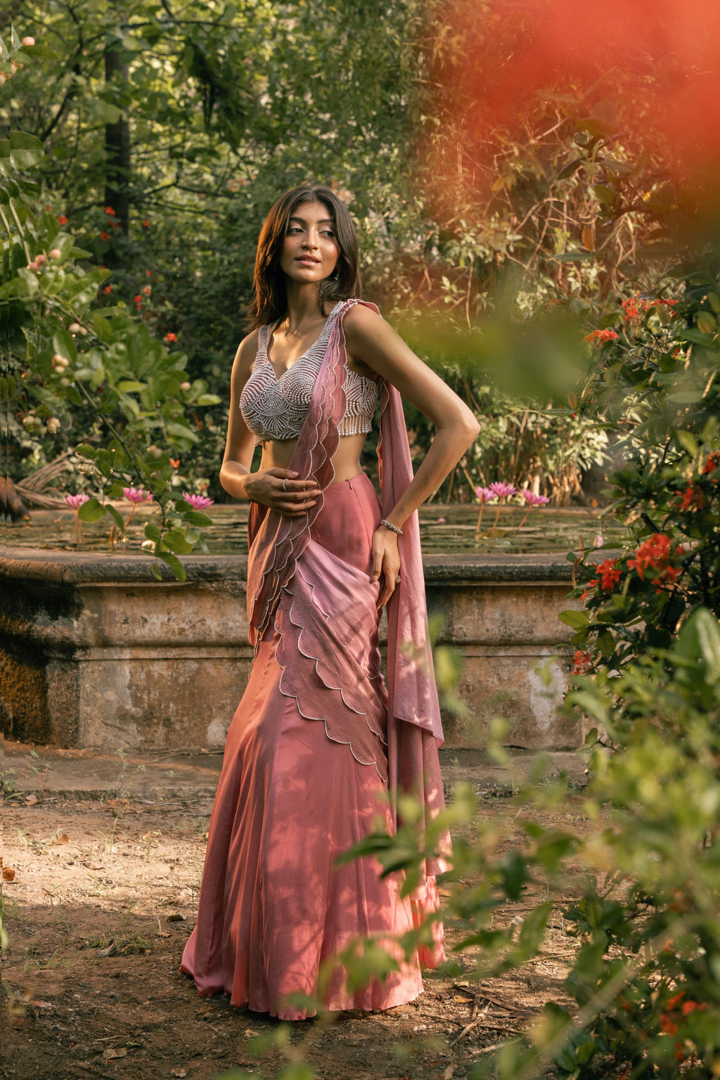 Camellia Drape Saree