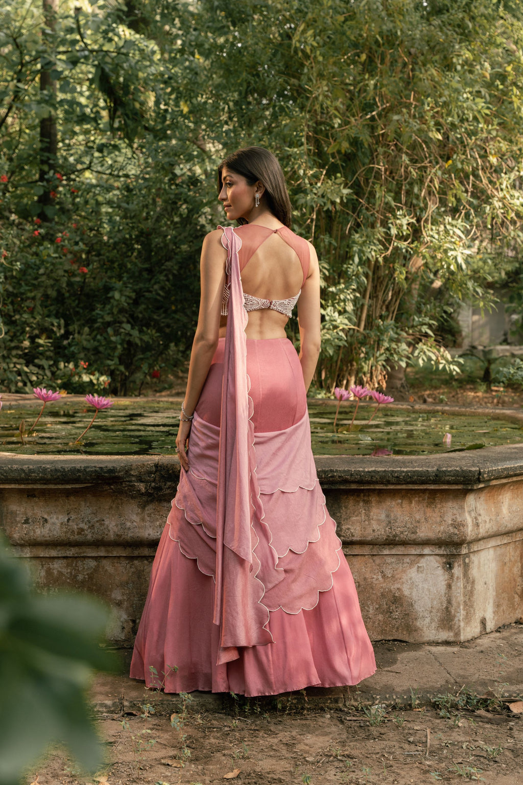 Camellia Drape Saree