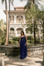 Blue Hydrangea Gown