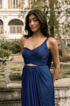 Blue Hydrangea Gown