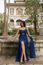 Blue Hydrangea Gown