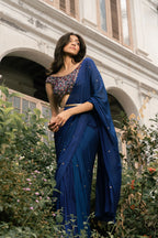 Blue Bell Drape Saree