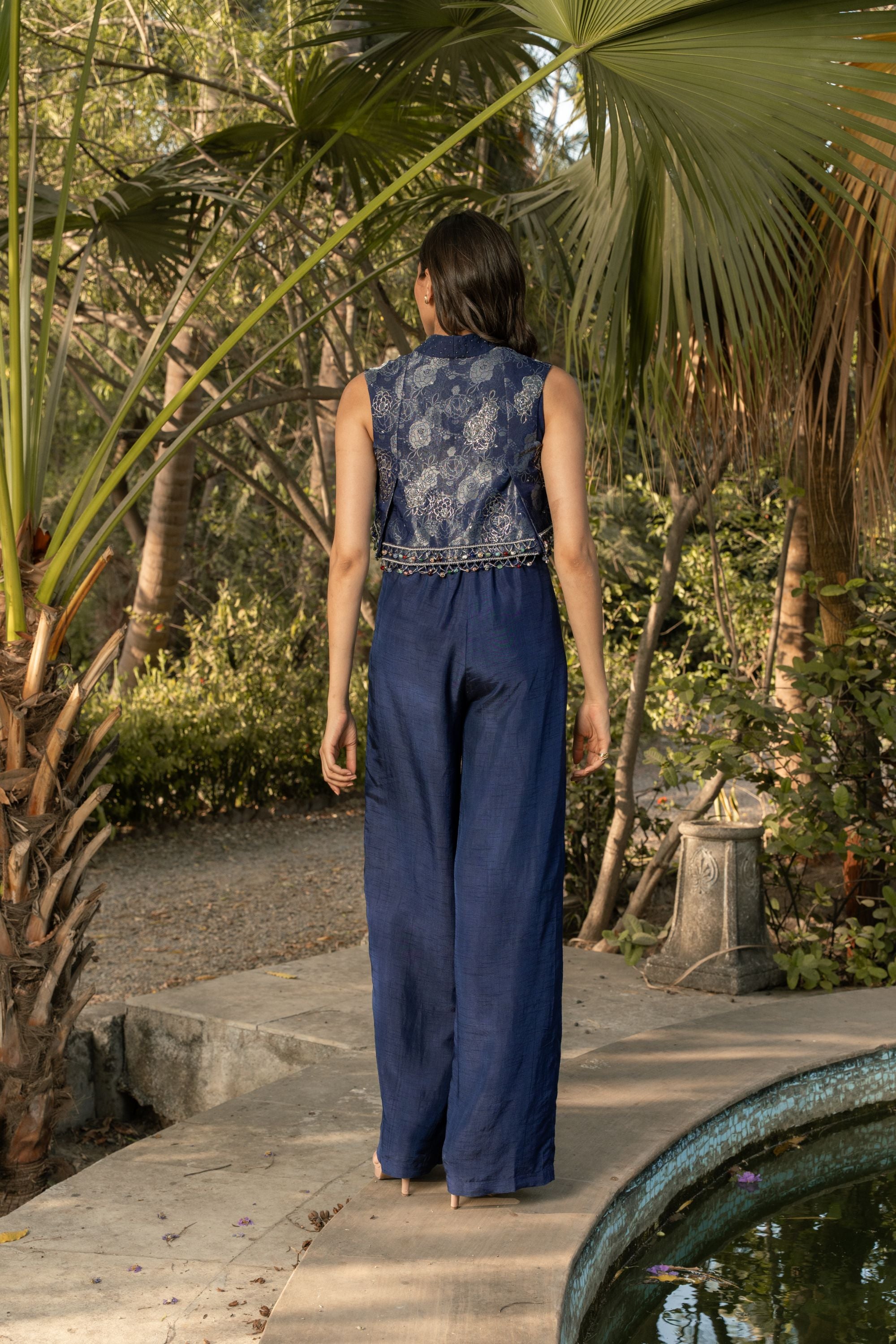 Midnight Palm Co-ord Set