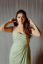 Keerthy Suresh in Anastasia Draped Gown