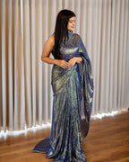 Lipsa Savani in Starry Night Saree Set