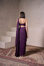 Cadbury Gold Draped Saree