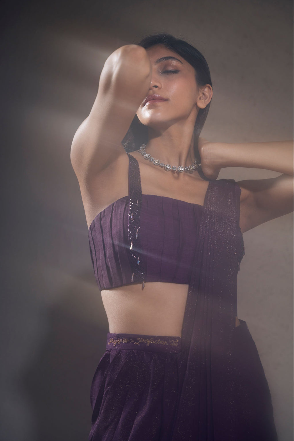 Cadbury Gold Draped Saree