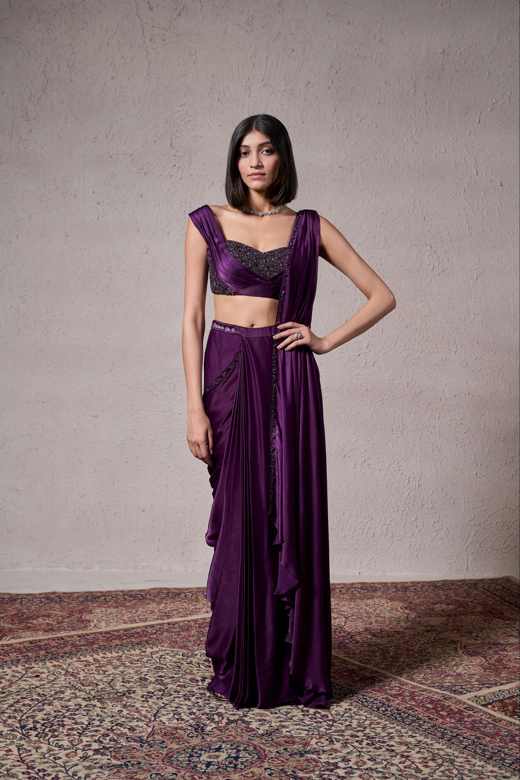 Cadbury Roman Draped Saree