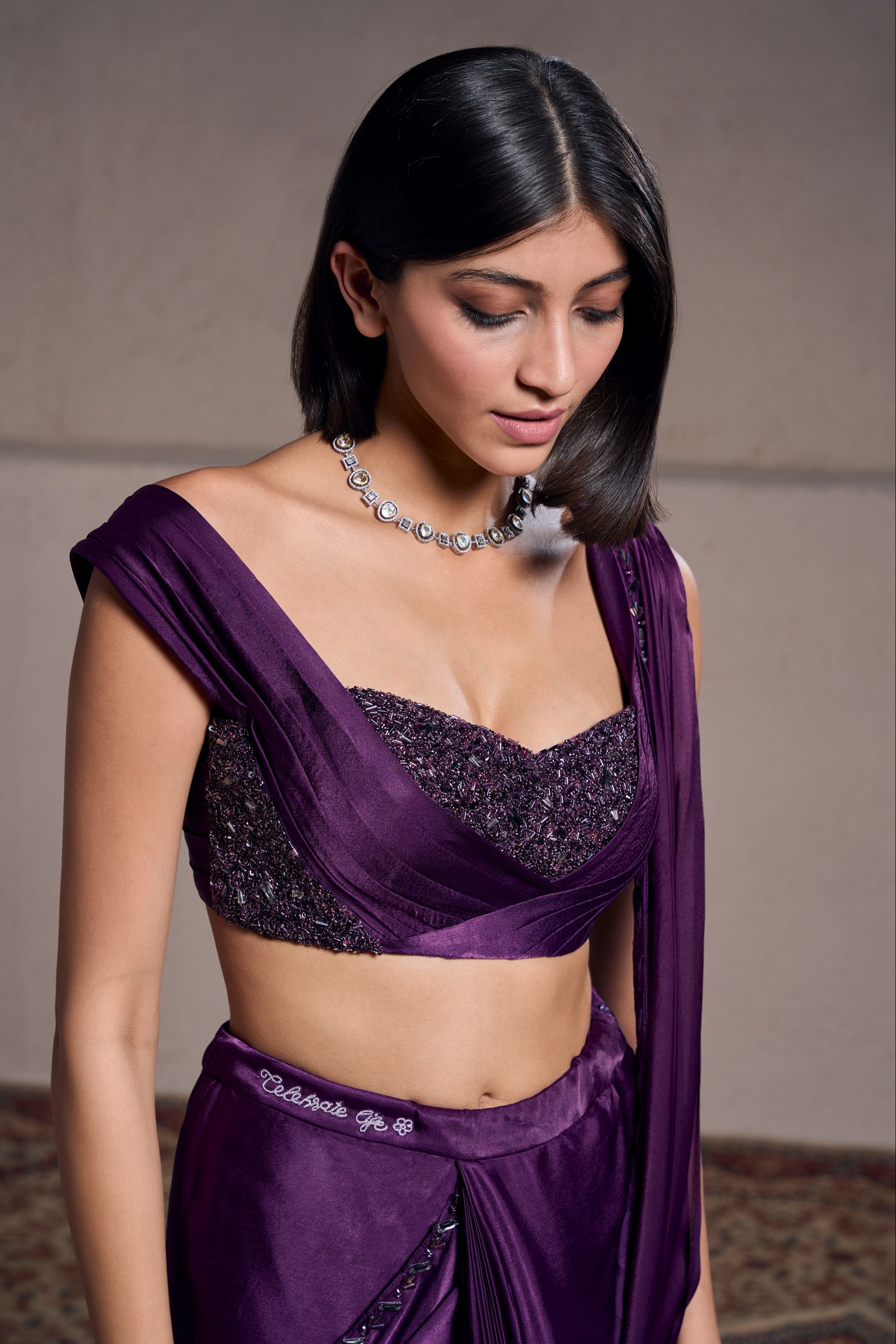 Cadbury Roman Draped Saree