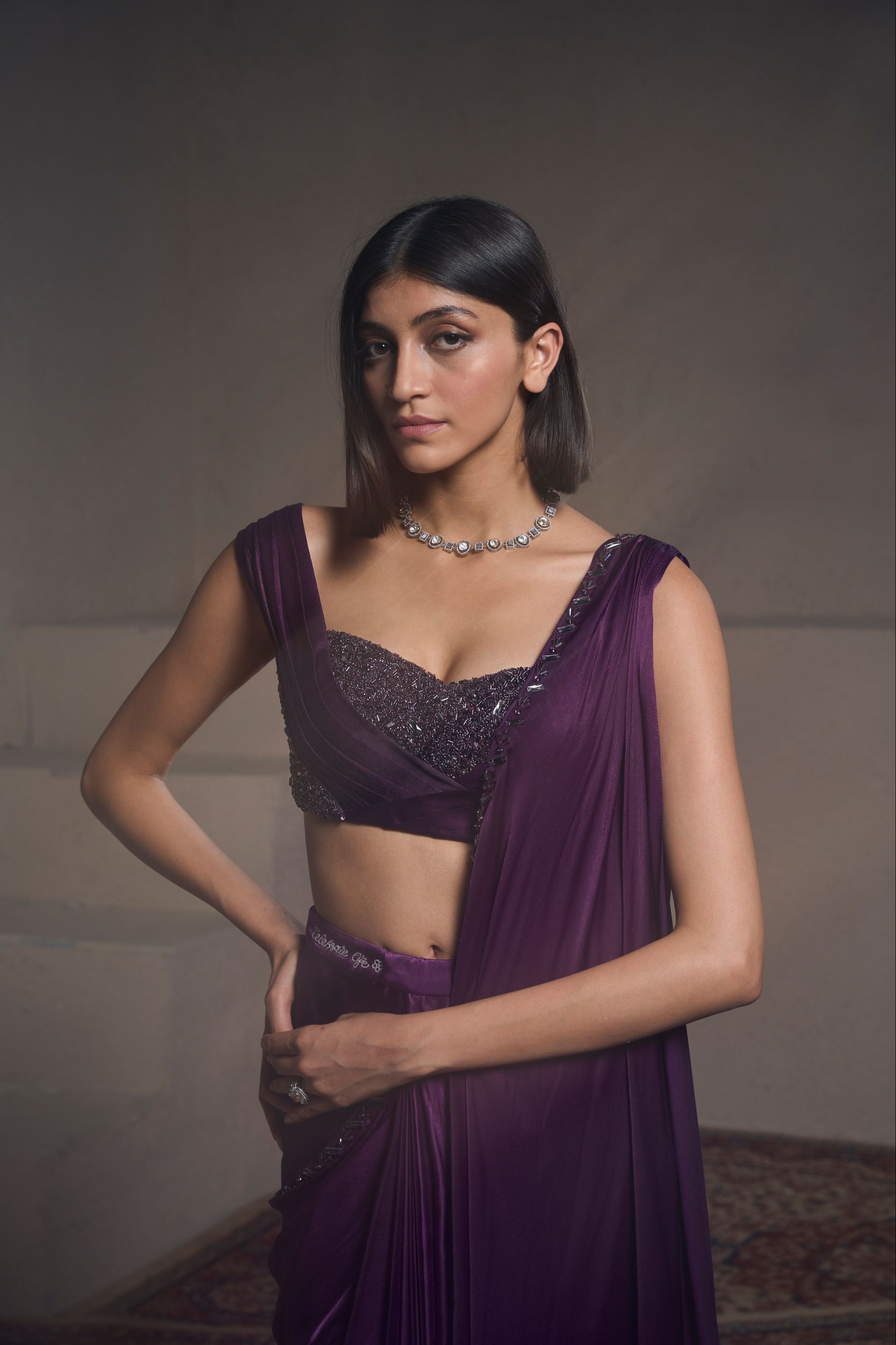 Cadbury Roman Draped Saree