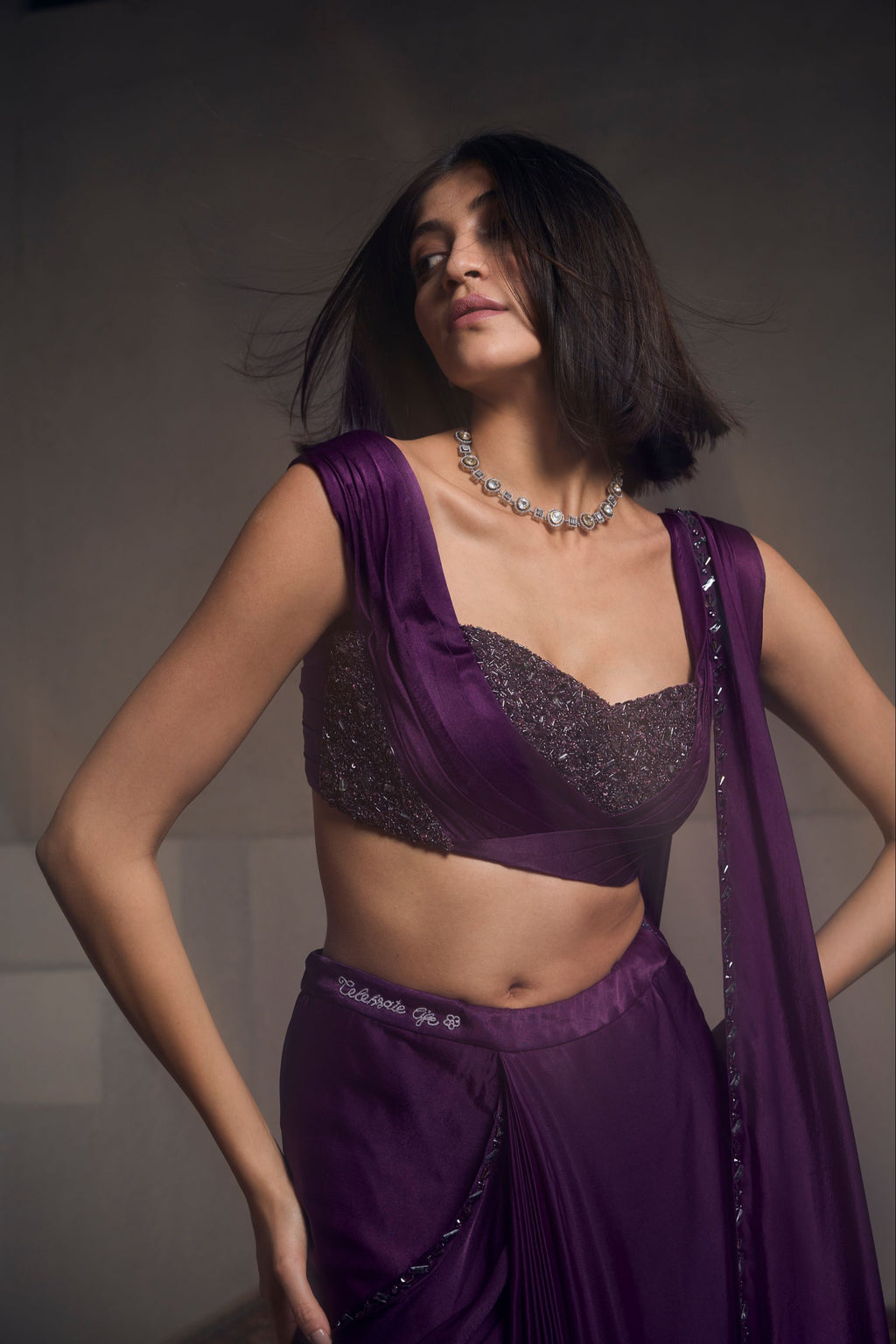 Cadbury Roman Draped Saree