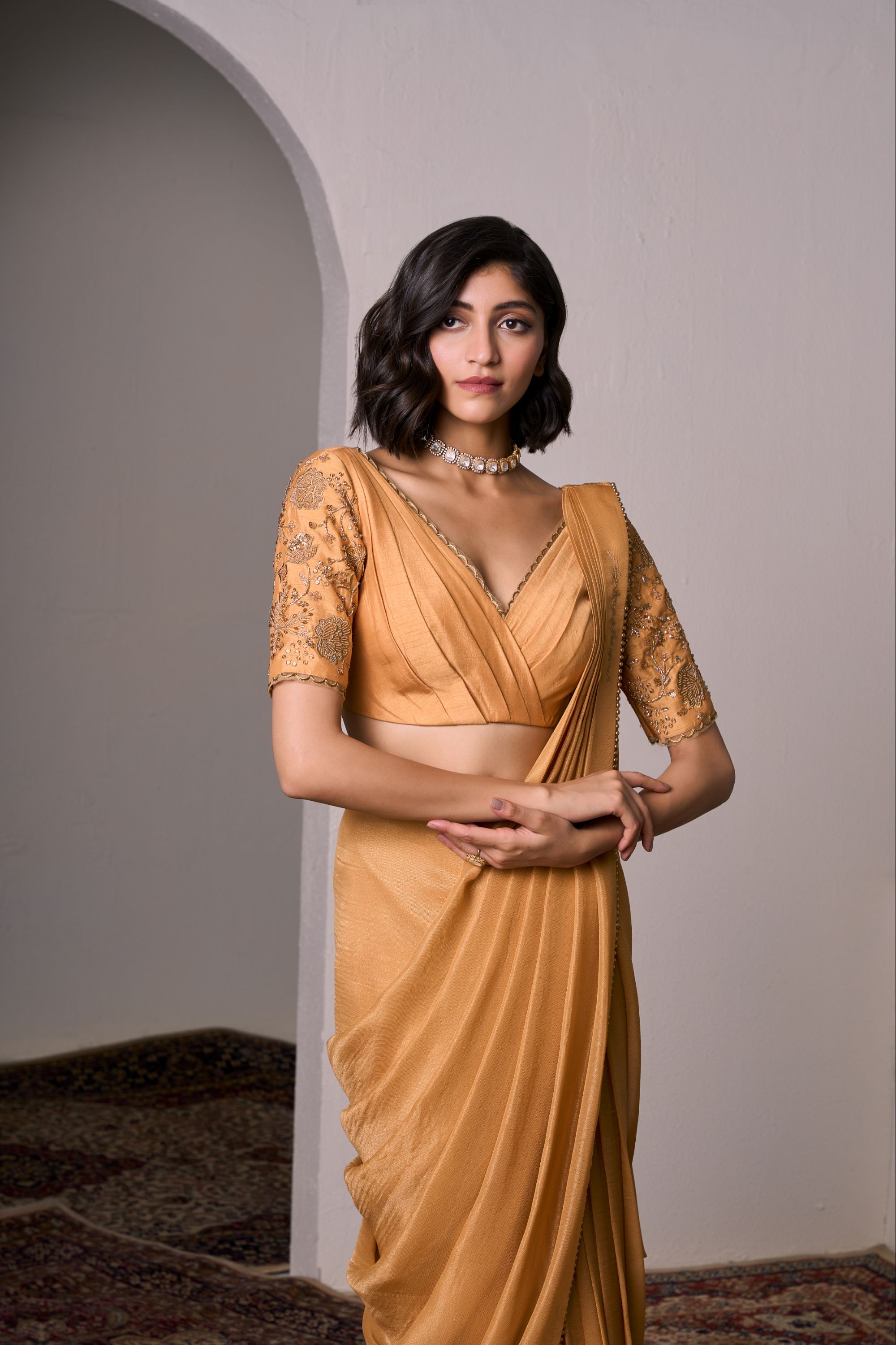 Alphonso Draped Saree