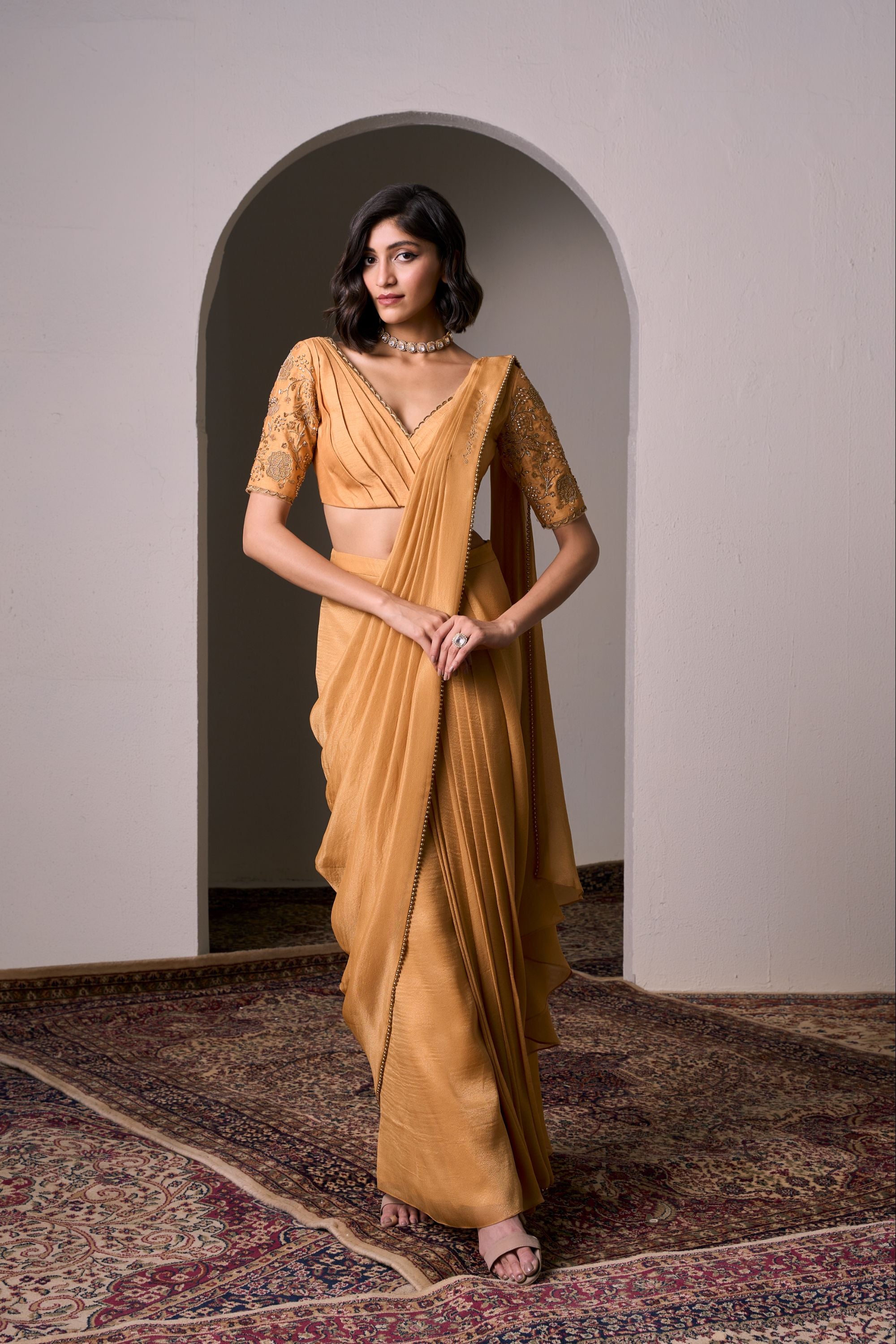 Alphonso Draped Saree