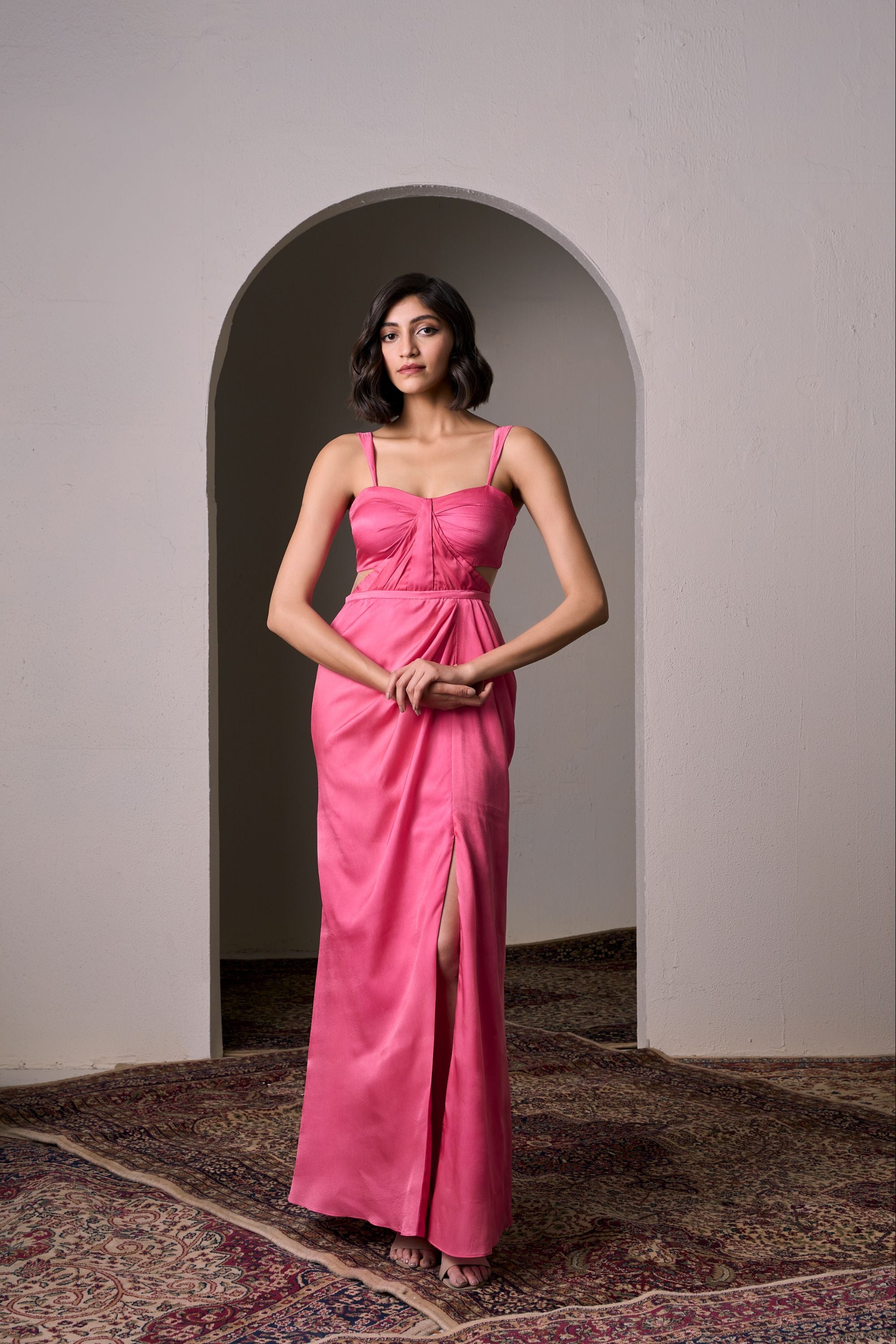 Candy Pink Mermaid Gown