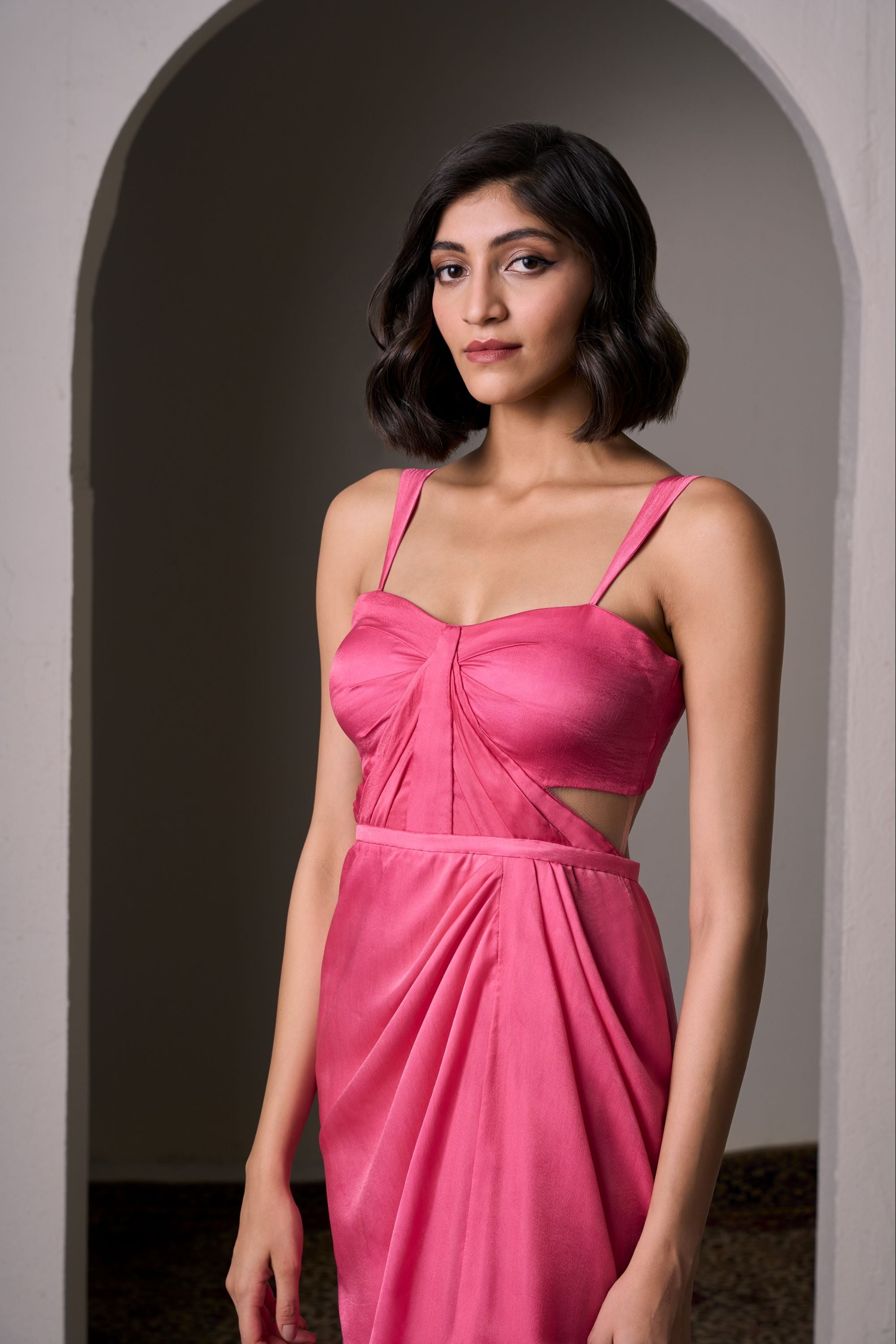 Candy Pink Mermaid Gown