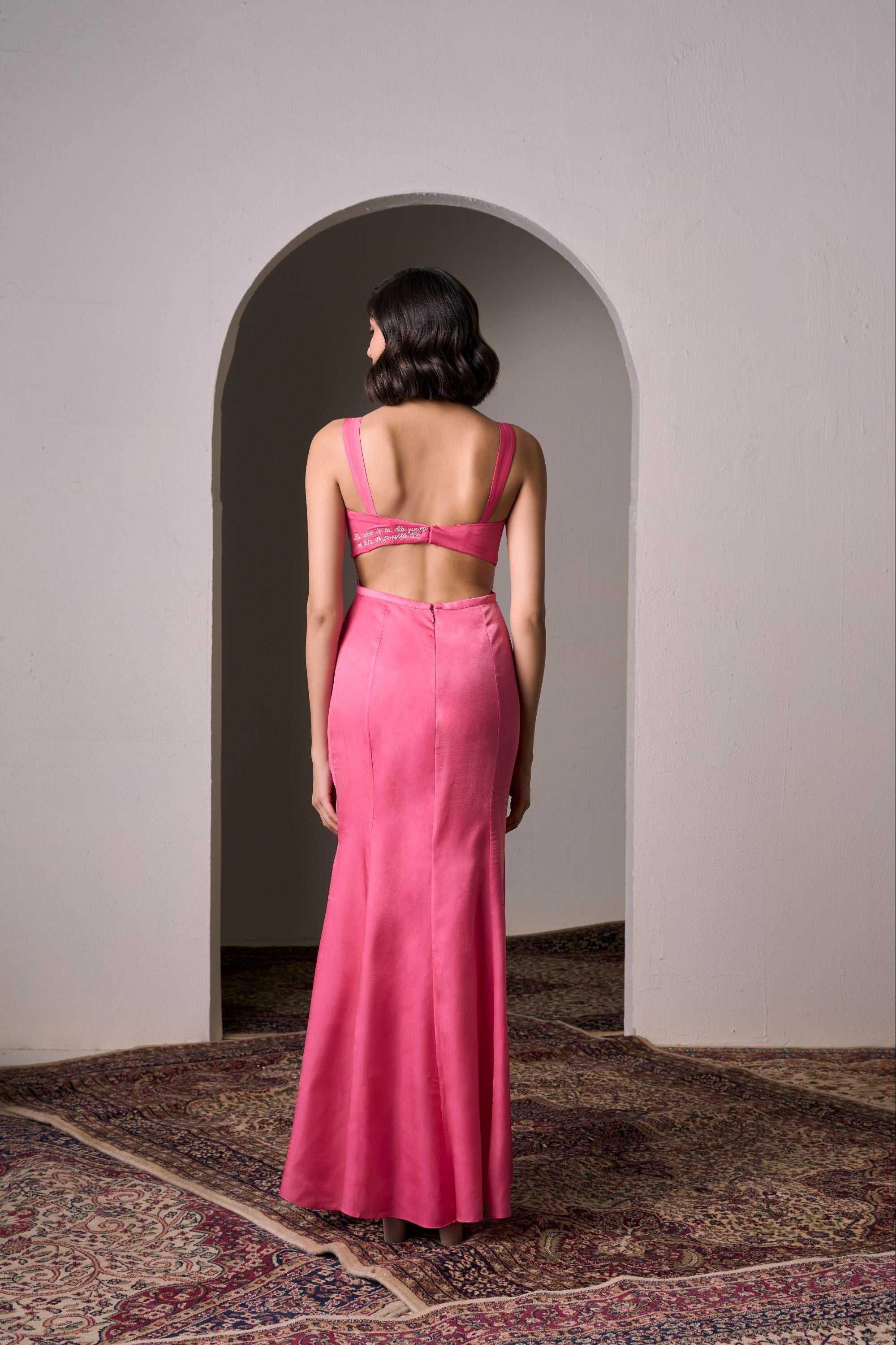 Candy Pink Mermaid Gown