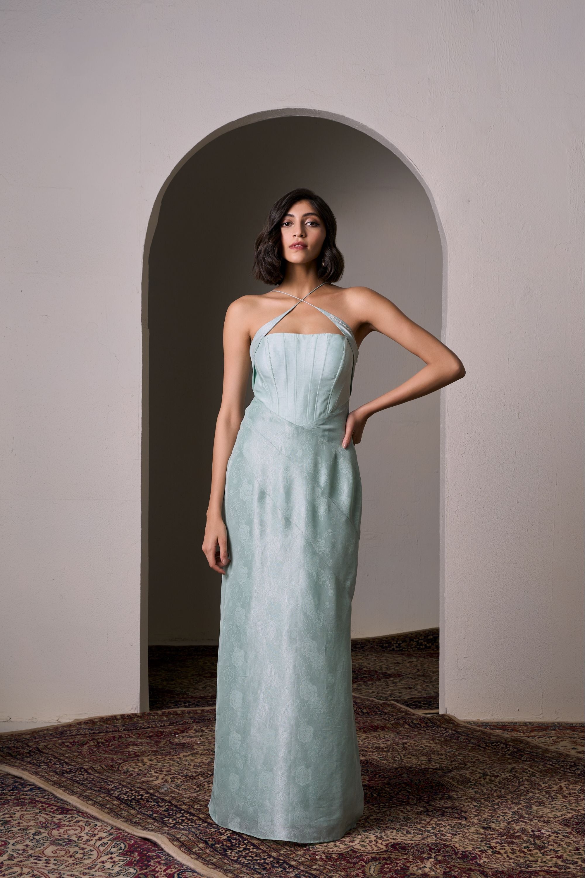 Mint Sheath Gown