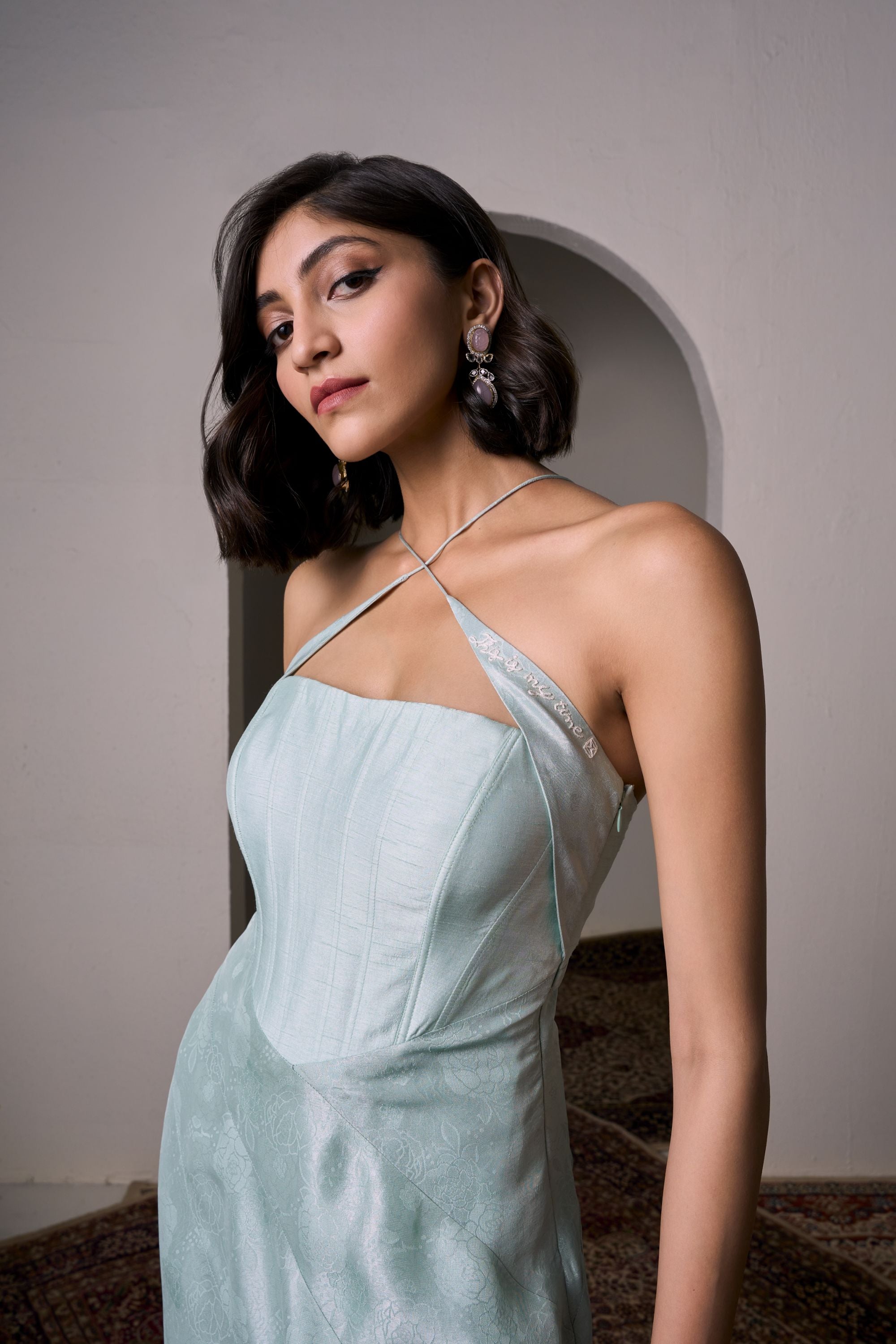 Mint Sheath Gown