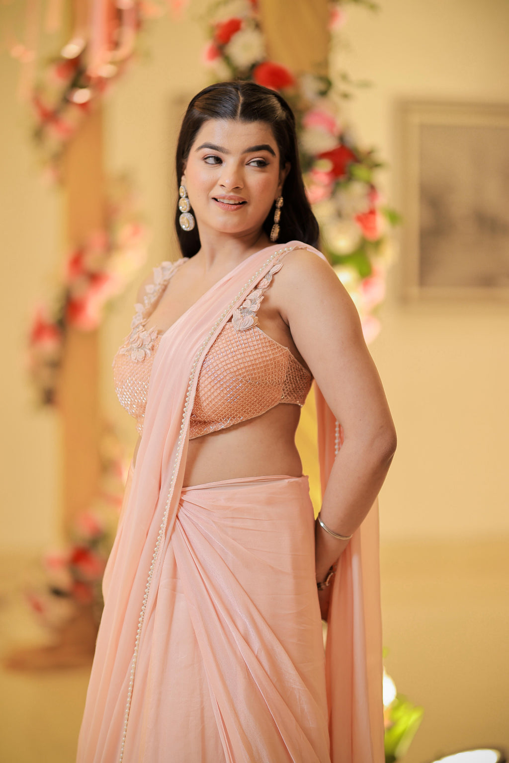 Mahima Seth in Maya Draped Saree Set