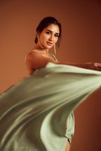 Nikita Dutta in Anastasia Draped Gown