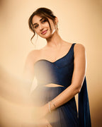 Nikita Dutta in Blue Hydrangea Gown