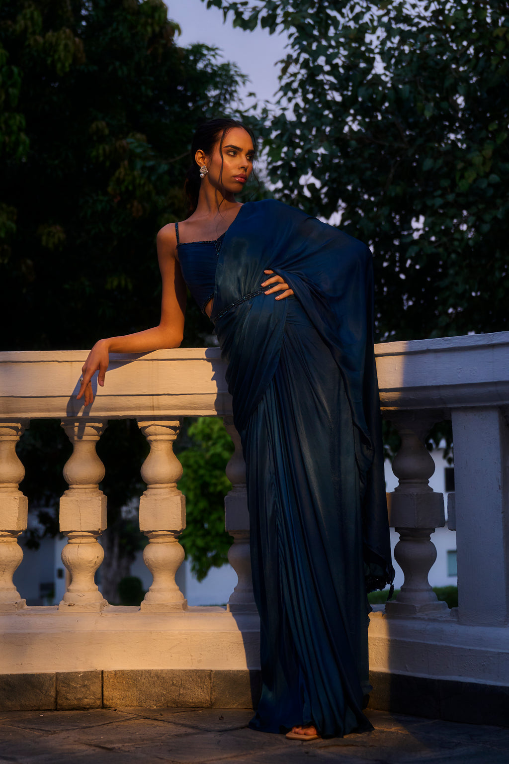 Emily Draped Saree Set