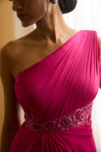 Rosaline One-shoulder Gown
