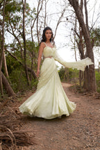 English Daisy Saree Set