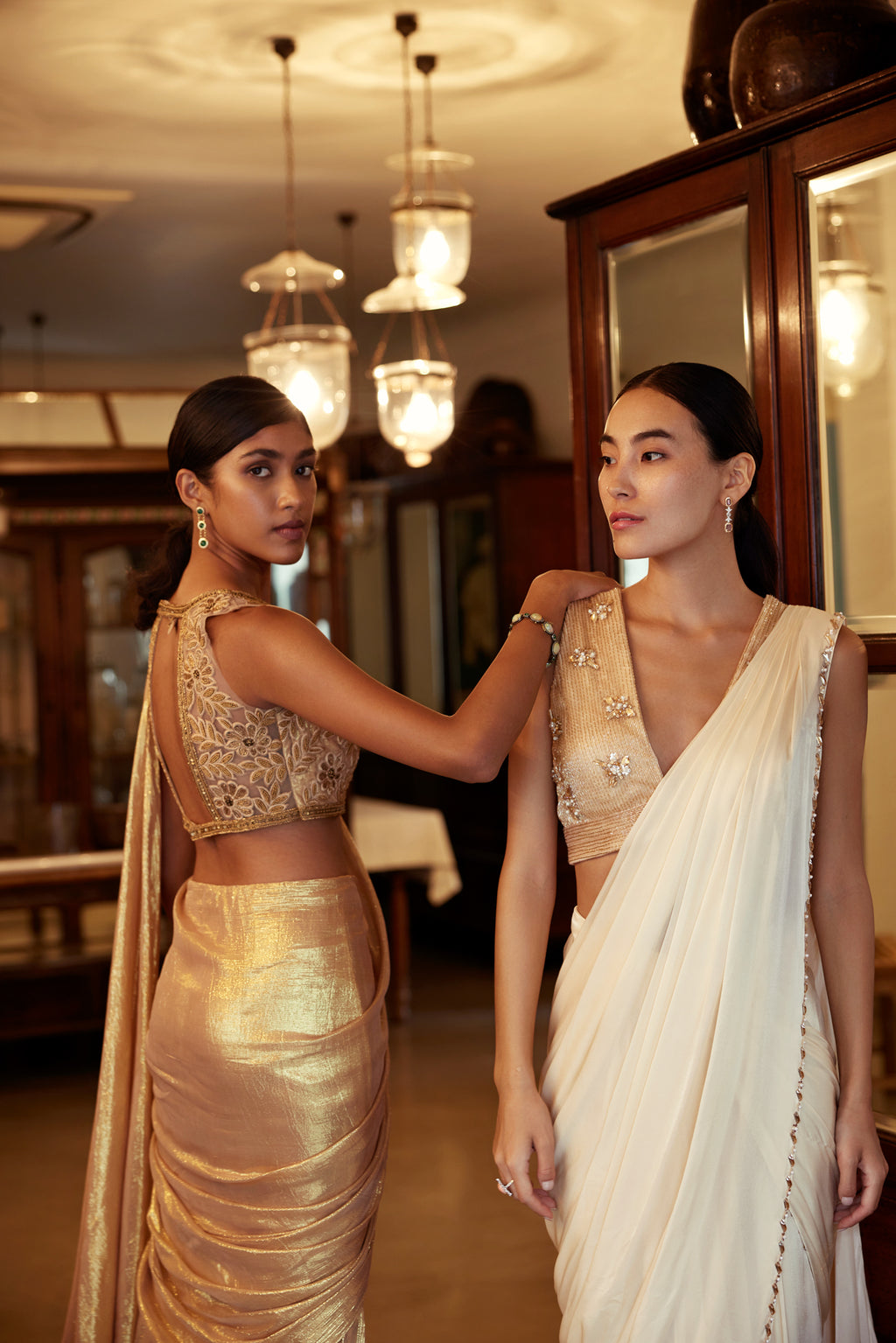 Noah Draped Saree Set