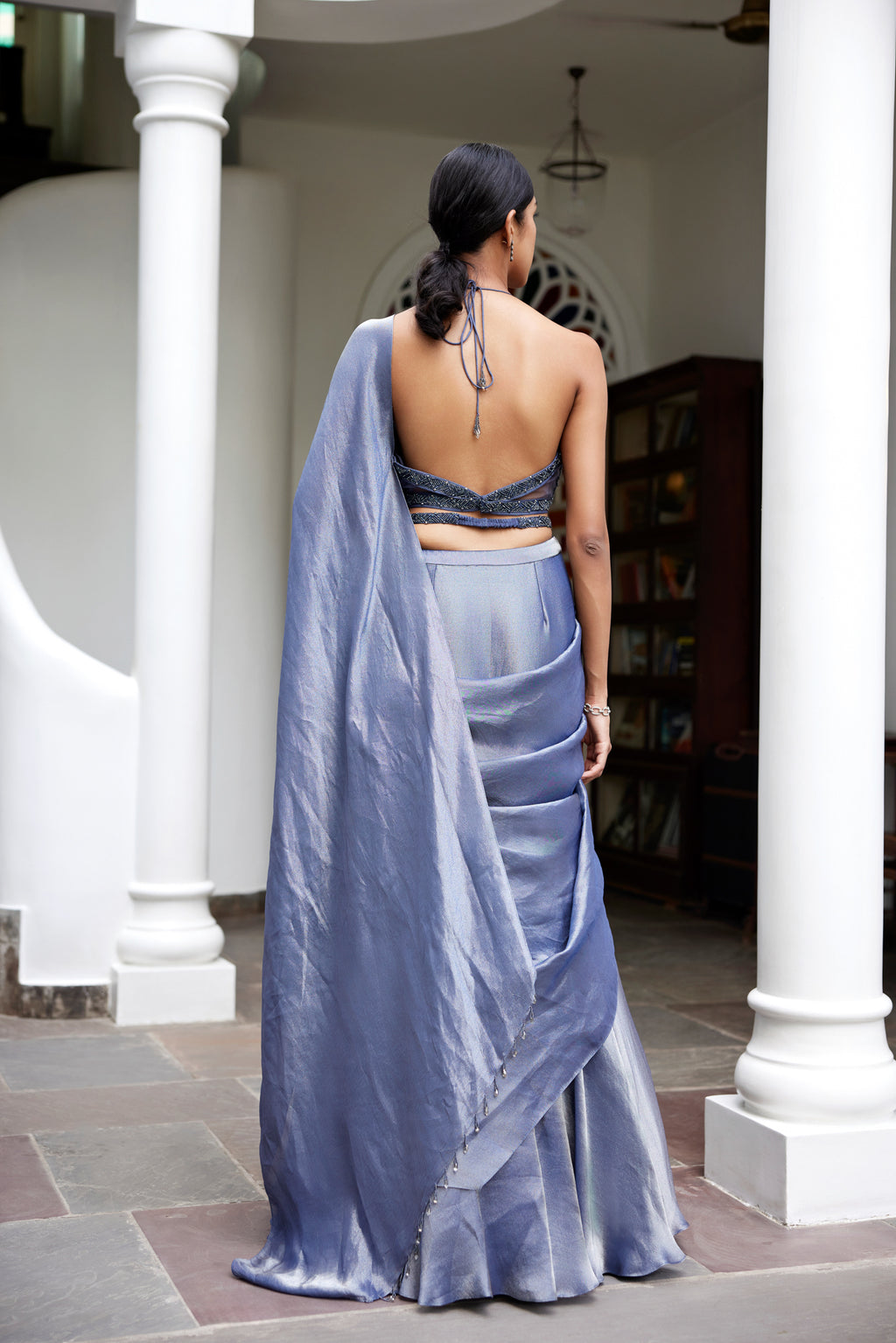 Priyanka Panchal in Chloe Draped Saree Set