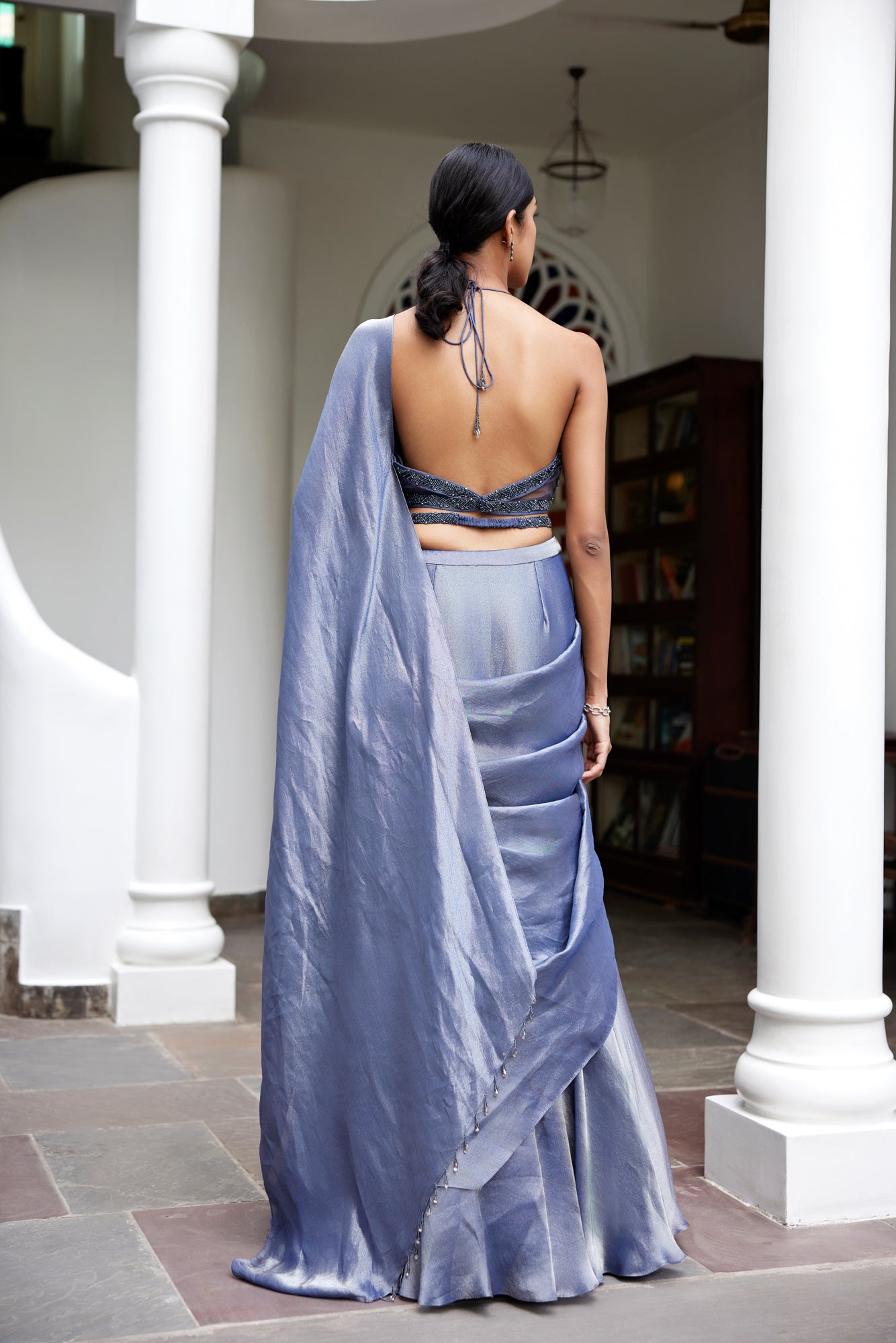 Chloe Draped Saree Set