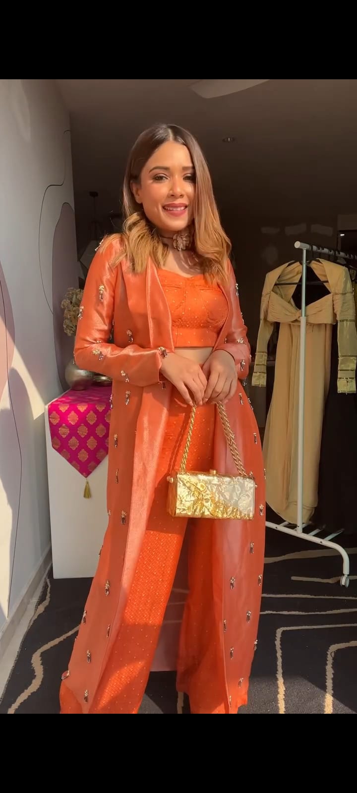 Riya Jain in Garden Tulip Pant Set