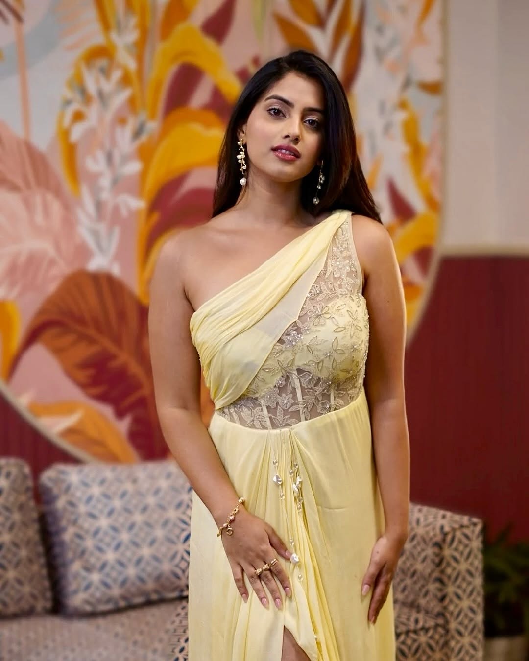 Twarita Nagar in Rachel Gown