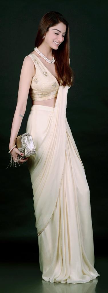 Mia Draped Saree Set