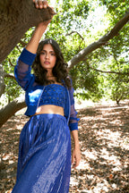 Sapphirine/ Sapphire Pant Set