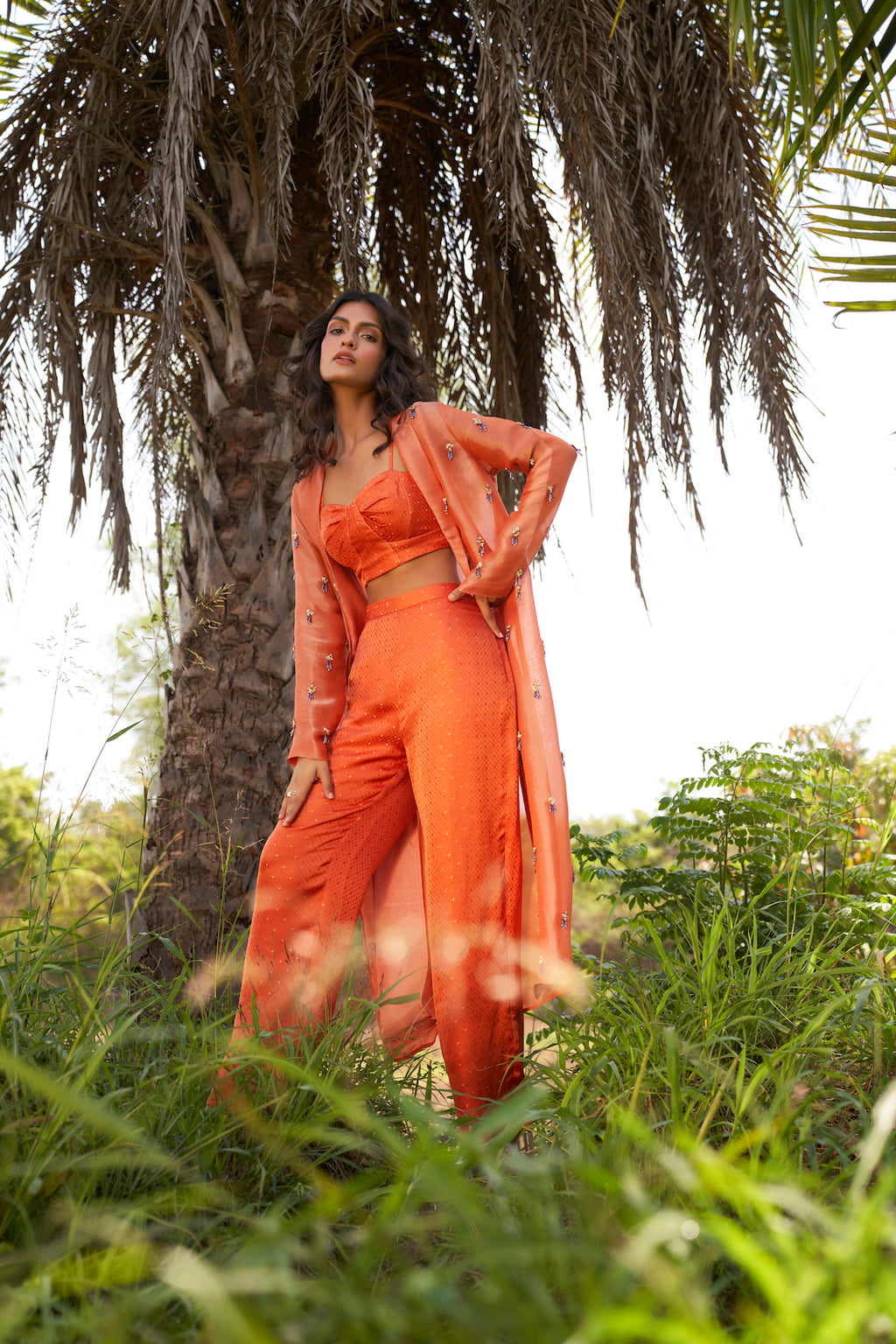 Riya Jain in Garden Tulip Pant Set